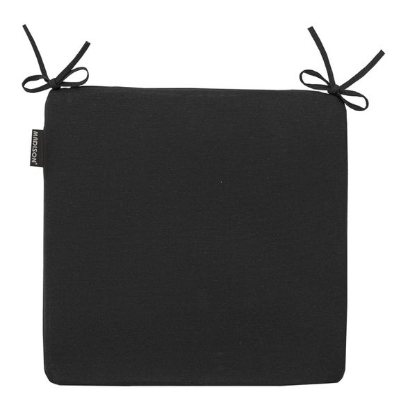 Sitzkissen Panama schwarz - Ca. 40x40 cm - 4er-Set