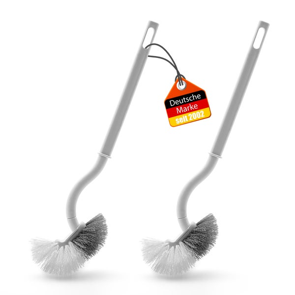 Zwei Toilettenbürsten mit dem Siegel Deutsche Marke seit 2002