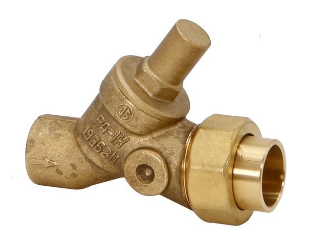 Rücklaufverschraubung aus Messing für Heizkörper