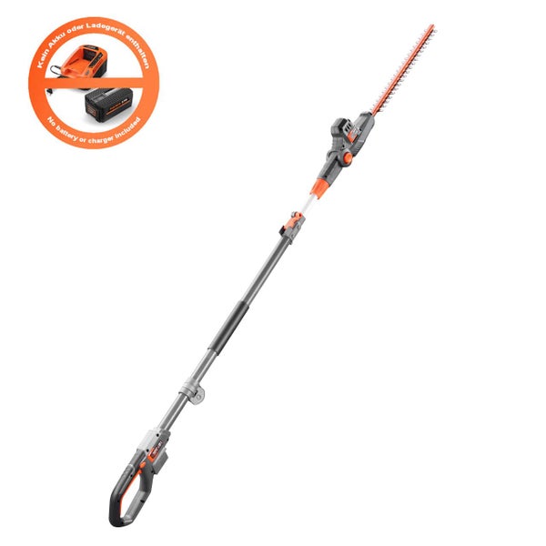 Akku-Teleskop-Heckenschere ohne Akku und Ladegerät