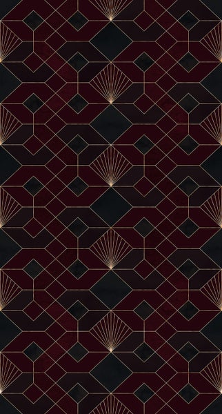 Geometrisches Muster mit Linien und Formen