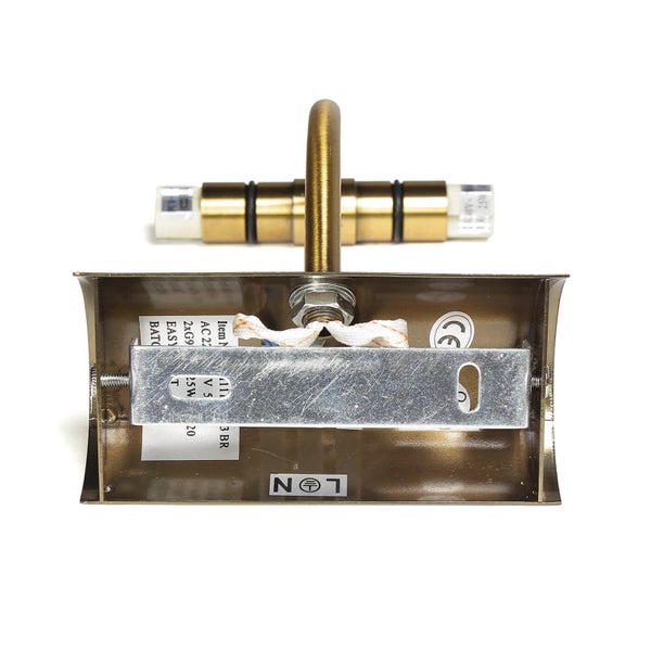 Detailansicht der Wandleuchte mit LED Leuchtmittel