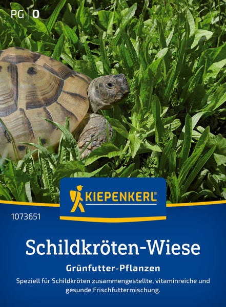 Kiepenkerl Schildkröten Wiese Futtermischung als Grünfutter Pflanzen für eine gesunde Ernährung von Landschildkröten