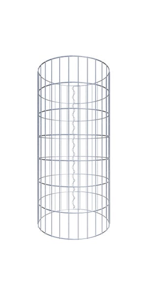 Gabionensäule Durchmesser 47 cm, MW 5 x 10 cm rund - Höhe: 0,70 m