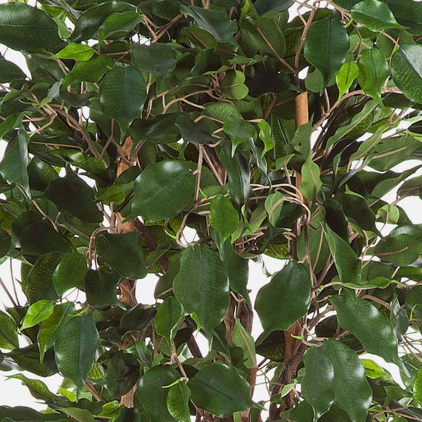 Künstlicher Pfingstrosenstrauß mit weißen Blüten und grünen Stielen.