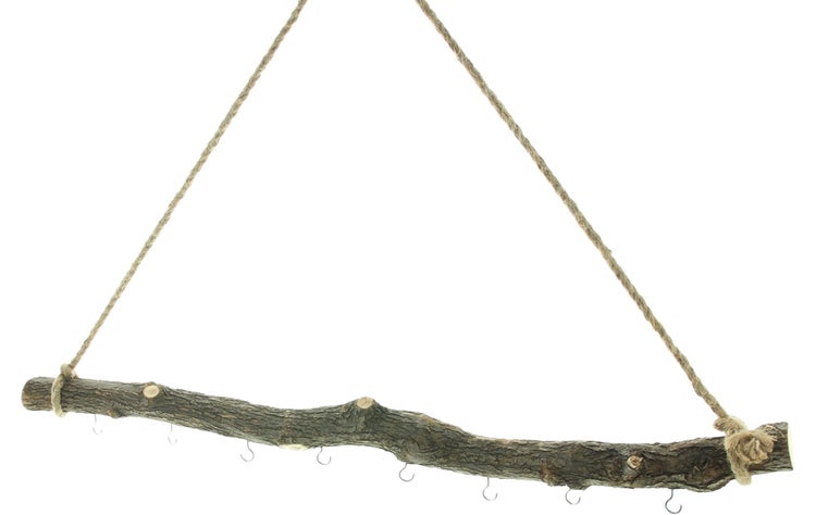 FRANK FLECHTWAREN | Ast Natur, HOLZ, JUTE, METALL, ca. 78 x 5 cm