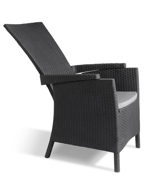 Keter Vermont Gartenstuhl - 64x68x107cm – Graphit