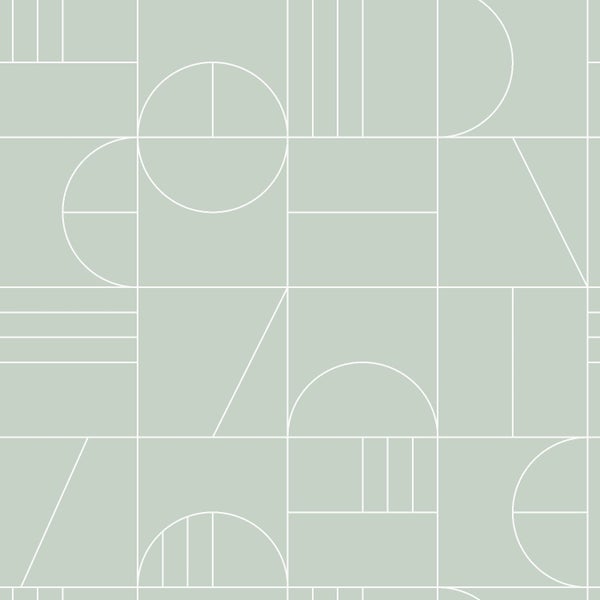 Geometrische Tapete mit Linien und Formen