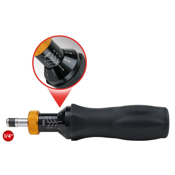 Drehmoment-Schraubendreher mit schwarzem Griff und KSTOOLS Logo