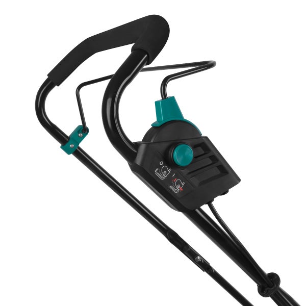 VONROC Rasenmäher, kabellos, 40 V, Kohlebürstenmotor, 33 cm, 2 x Akkus 2,0 Ah und Ladegeräte.