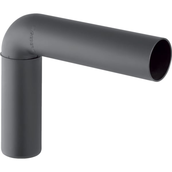 Geberit Anschlussbogen 90 Grad aus Kunststoff für Wand-WCs.