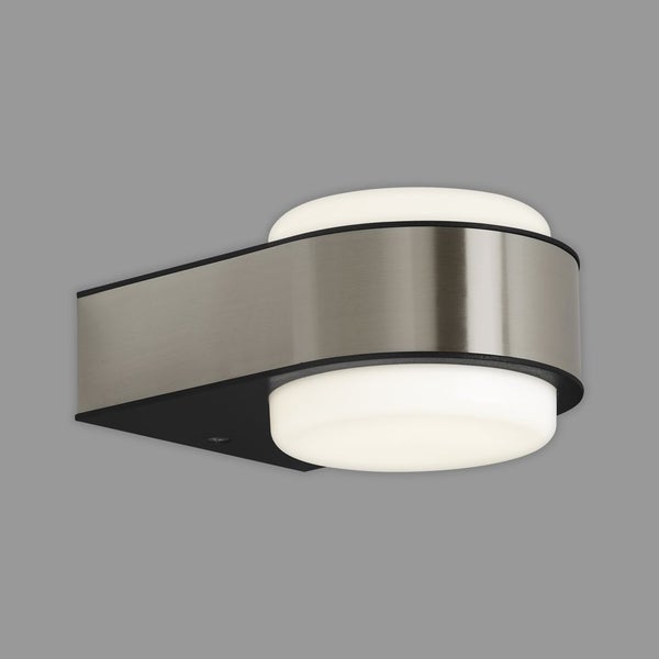 LED Außenwandleuchte Außenlampe Edelstahl 6,5W IP44 4000K Kunststoff Briloner