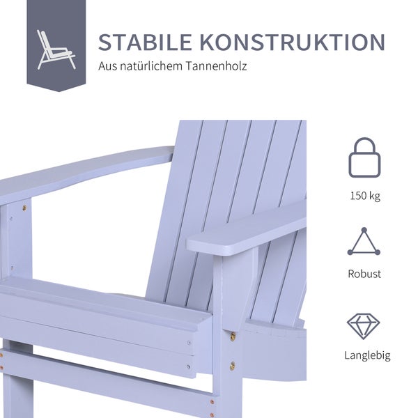 Gartenstuhl mit Armlehnen, Metallgestell und Textilbespannung