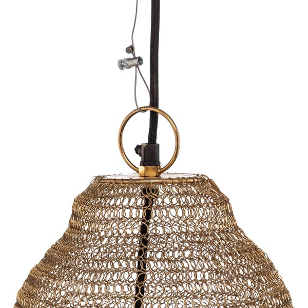 Lindby Pendelleuchte Kaviya (Design, Modern) in Gold / Messing aus Metall (1 flammig E27) - Deckenlampe Esstischlampe Hängelampe Hängeleuchte Wohnzimmerleuchte