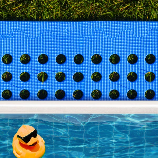 eyepower 4,2 m² Poolunterlage - 12 EVA Matten 62x62 - Outdoor Pool Unterlage - Unterlegmatten Set