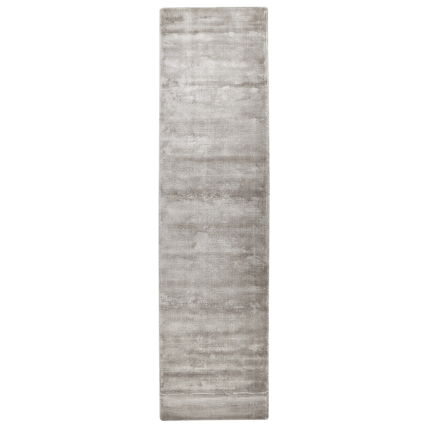 Teppich GESI II Hellgrau 80 x 300 cm Viskose