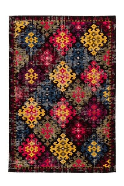 Kurzflor Teppich Adonis Multi Retro 160 x 230 cm