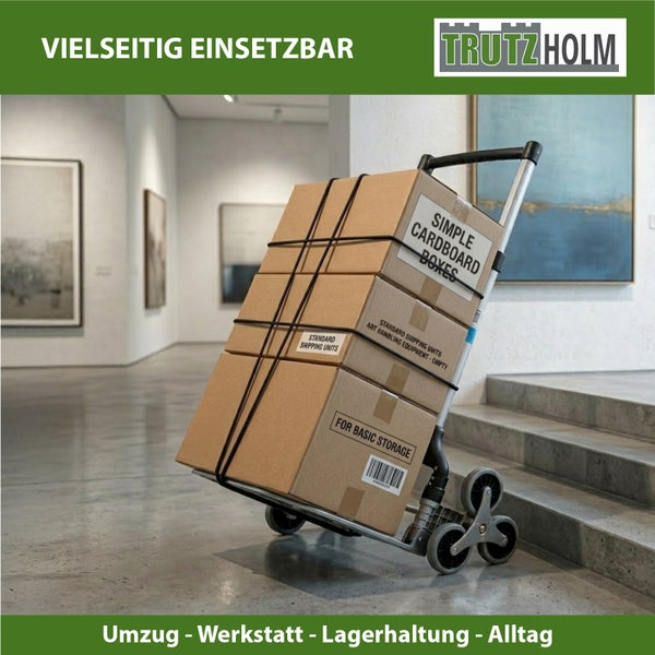 Treppensteiger Bollerwagen mit Kartons von Trutzholm