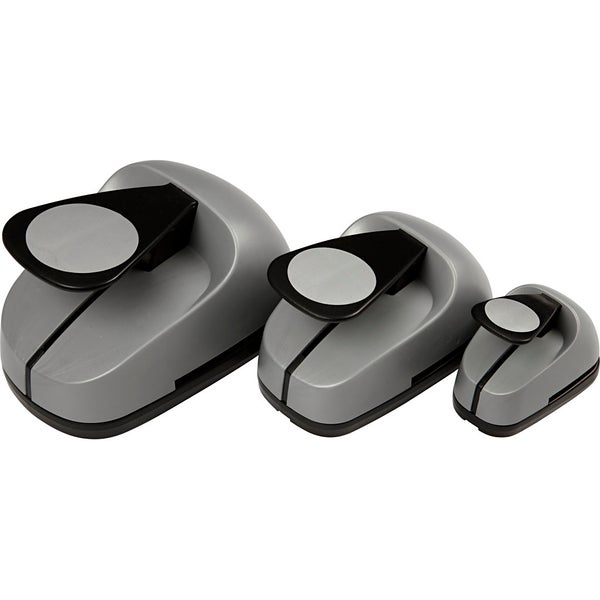 Creativ Company - Stanzer-Set, Kreis, Größe 25+49+75 mm, 3er Set
