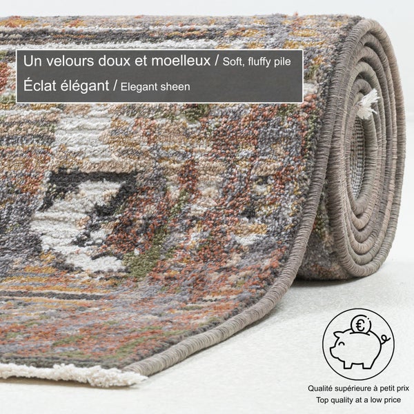 Gewebter Teppich in Kort-Optik Corduletta Beige 120x180 cm
