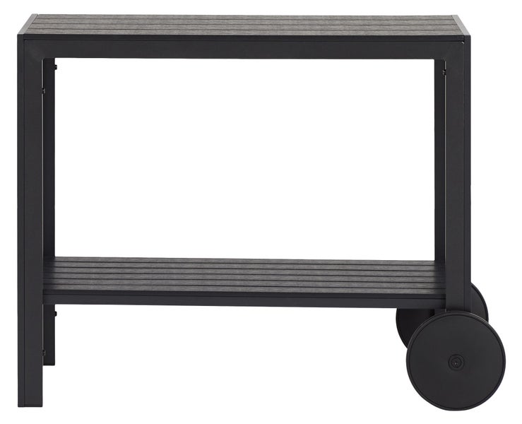 Laust Sevierwagen, schwarz und schwarz. 90 X 45 X 74 cm
