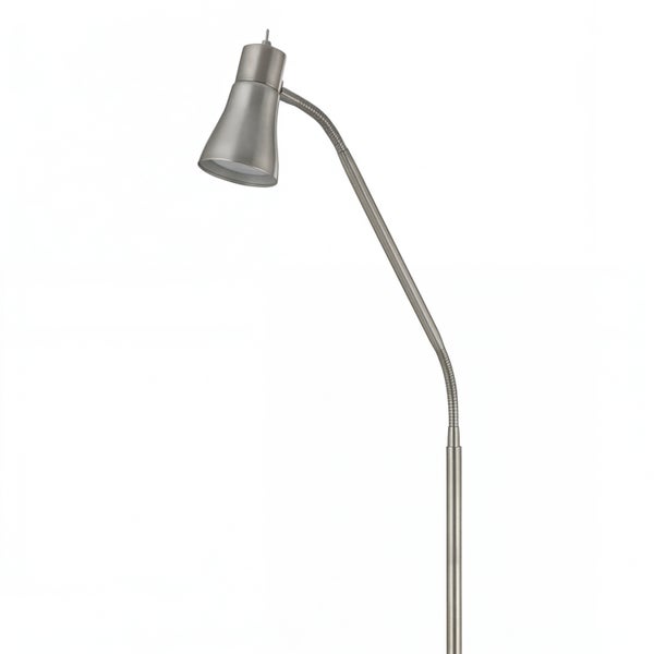 Stehlampe mit flexiblem Arm und Lampenschirm
