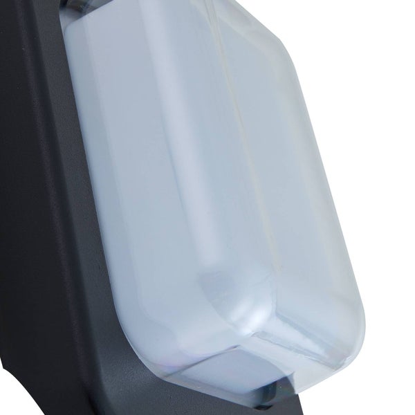 Lindby LED Wandleuchte außen Sibara (spritzwassergeschützt in Alu aus Aluminium (1 flammig, ) - Außenwandleuchten Wandlampe Led Außenlampe Outdoor für Außenwand/Hauswand Haus