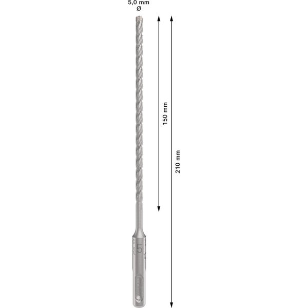 Bosch PRO SDS plus-5X Hammerbohrer 5 x 150 x 210 mm - 2608833773