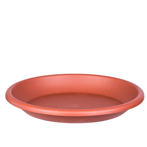 U 9x Blumentopf Untersetzer Ø 19 cm Farbe Terrakotta HORNBACH