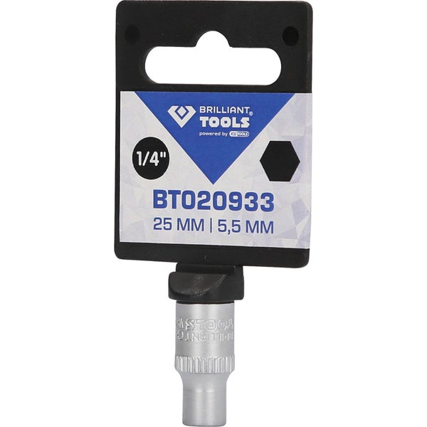 Brilliant Tools Steckschlüssel-Einsatz, 5,5 mm, 1/4 Zoll