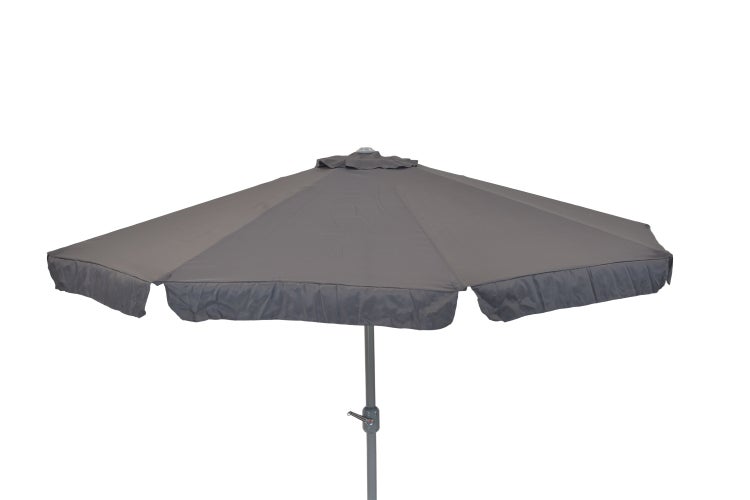 Marktschirm, rund 300 cm, grau