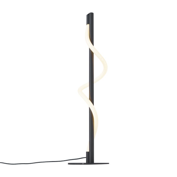 Dekorative Stehlampe mit gewundenem LED-Lichtelement