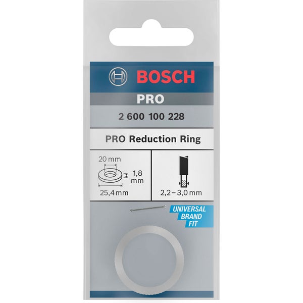 Bosch Reduzierring für PRO Kreissägeblatt 25,4 x 1,8 x 20 mm - 2600100228