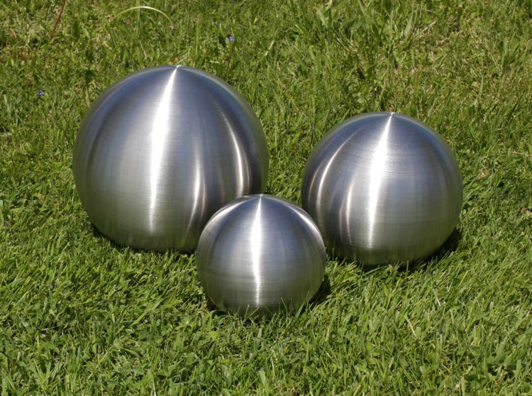 Edelstahlkugel Gartenkugel Dekokugel SferaInox 3er Set 15 / 20 / 25cm matt 10975