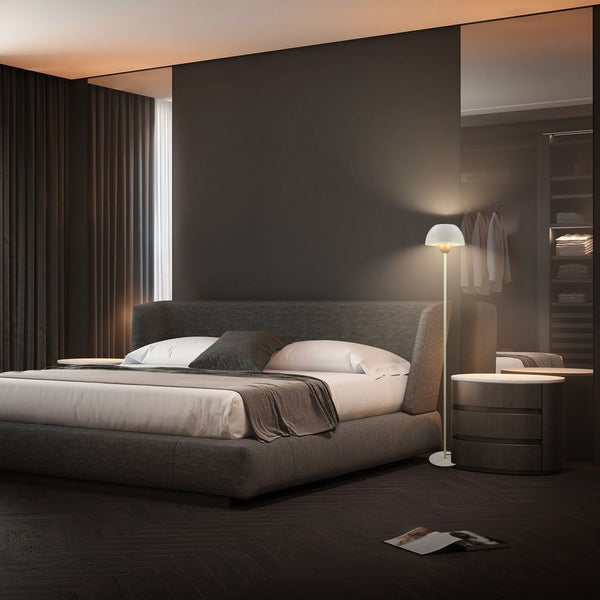 Stehlampe Stehleuchte Standleuchte Wohnzimmer Kabelschalter Leselampe