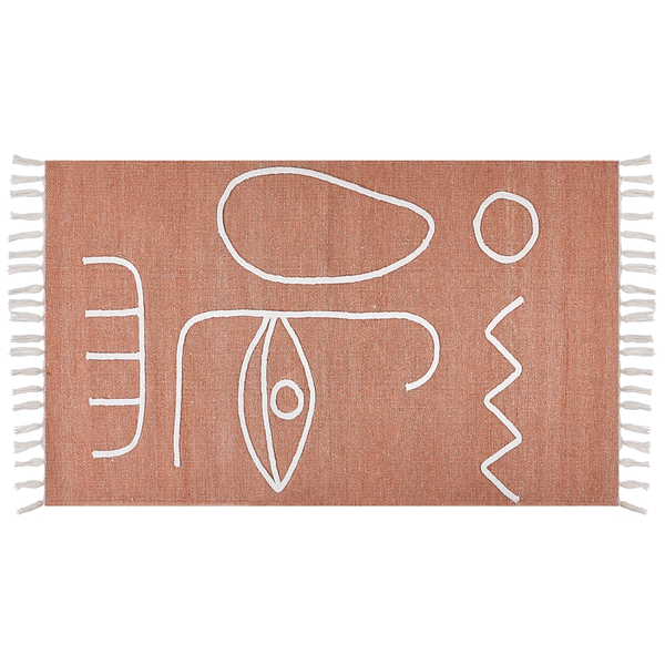 Outdoorteppich YAVU Hellrot 80 x 150 cm