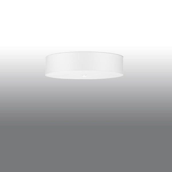 famlights | Deckenleuchte Sole in Weiß E27 5-flammig 500mm