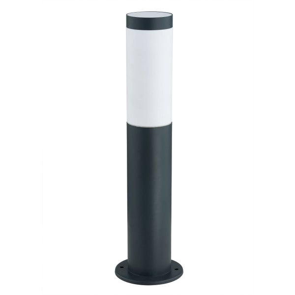Lindby Statius (spritzwassergeschützt (Modern) in Schwarz aus Edelstahl (1 flammig, E27)