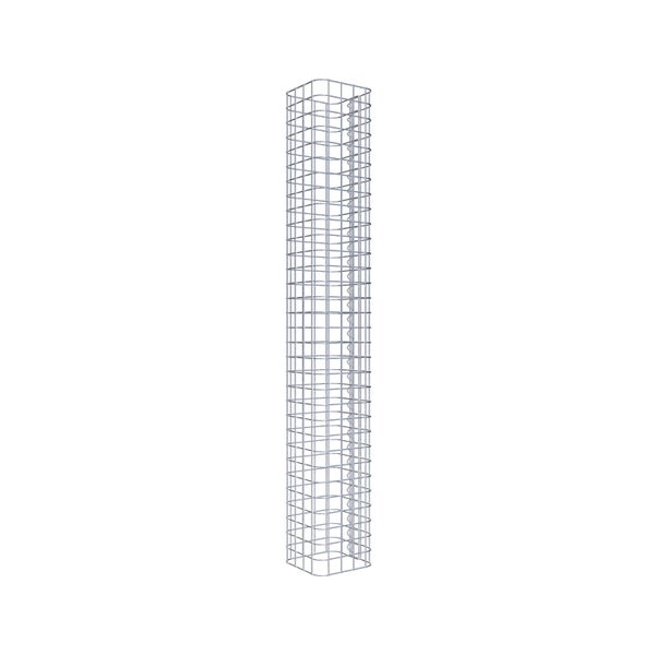 Gabionensäule 22 x 22 cm MW 5 x 5 cm eckig - Höhe: 1,60 m