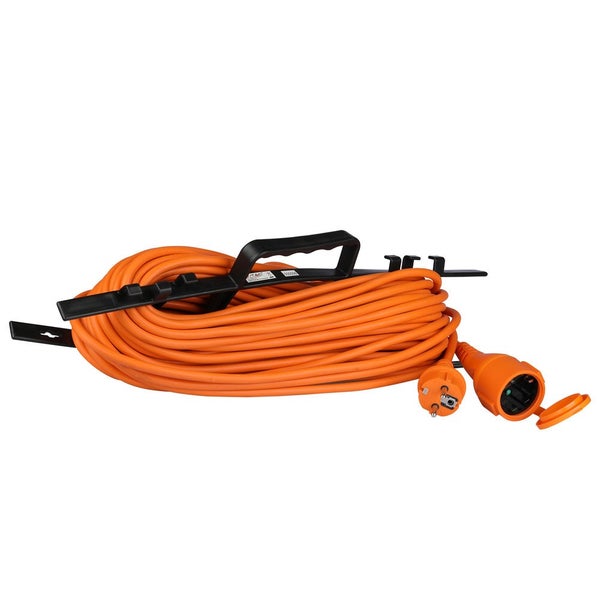 Hochleistungsverlängerungskabel - Orange&Schwarz - IP44 - 30m Kabel