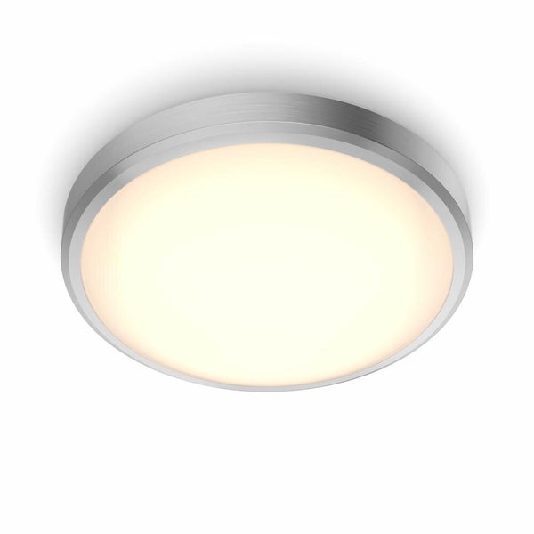 Philips LED Deckenleuchte Doris in Nickel 17W 1500lm 2700K IP44