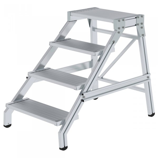 Aluminium-Trittleiter mit drei Stufen