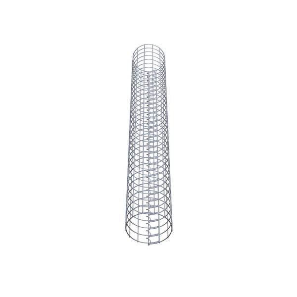 Gabionensäule Durchmesser 22 cm MW 5 x 5 cm rund - Höhe: 160 cm