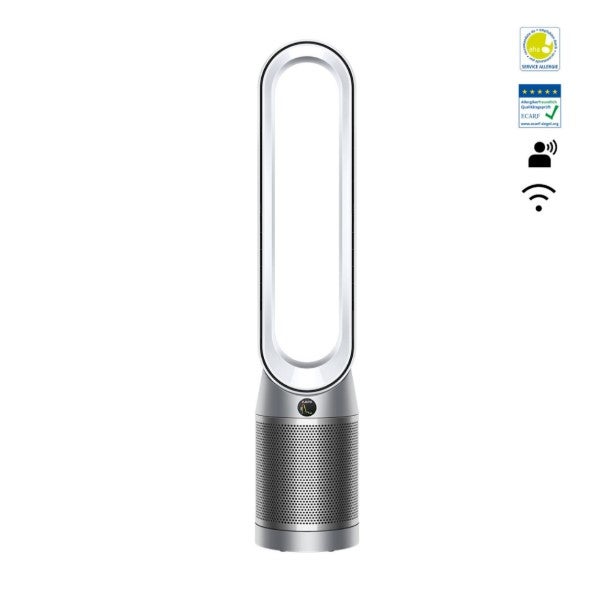 Dyson Purifier Cool Autoreact TP7A Luftreiniger Weiß Nickel mit HEPA-Filter – Intelligente Luftreinigung, Auto-Sensor, Air Multiplier™ Technologie für große Räume