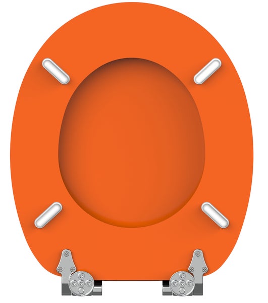 WC-Sitz mit Absenkautomatik Orange