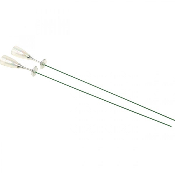 Zwei Champagner Pick Deko Stecker