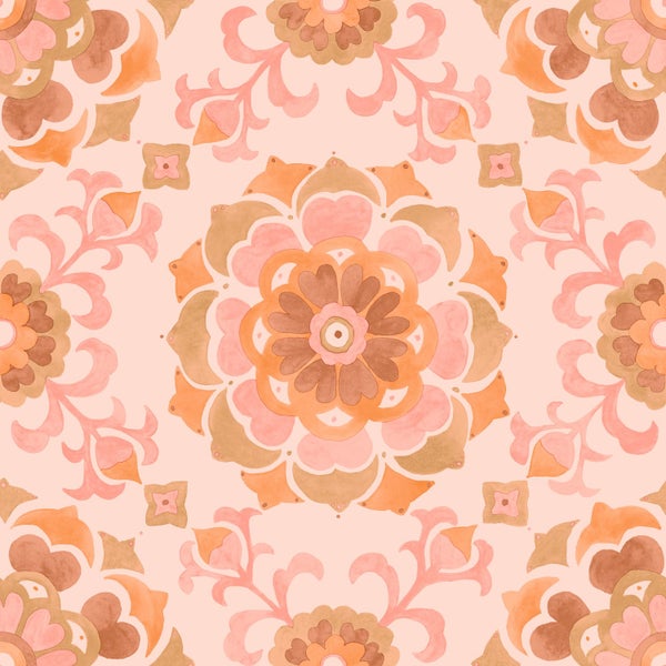 Nahtloses Muster mit floralen Ornamenten