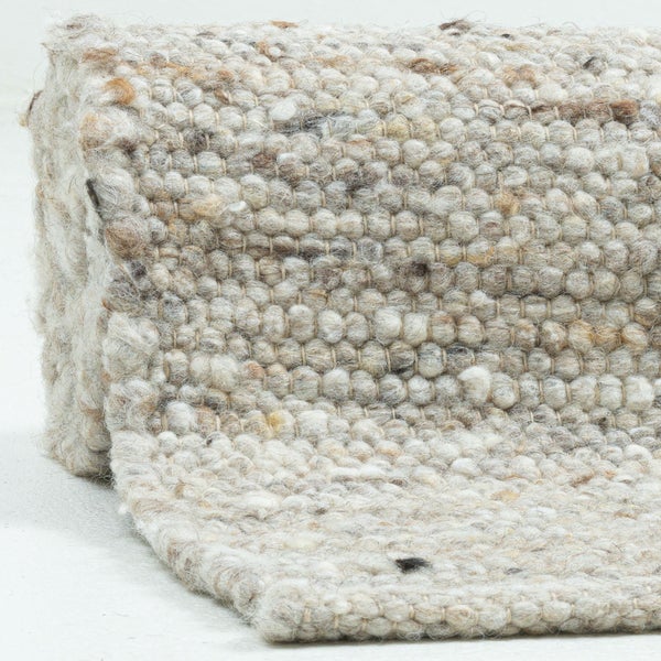 Handgewebter Wollteppich Anden Sand 120x180 cm