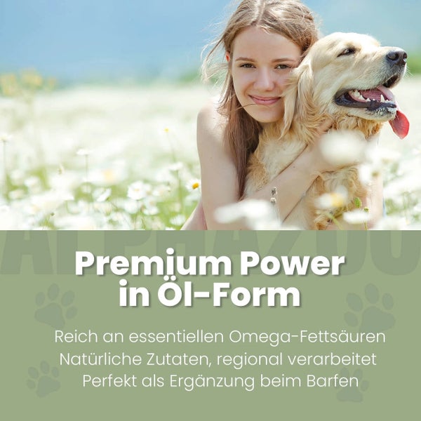 alphazoo Leinöl für Hunde 250ml