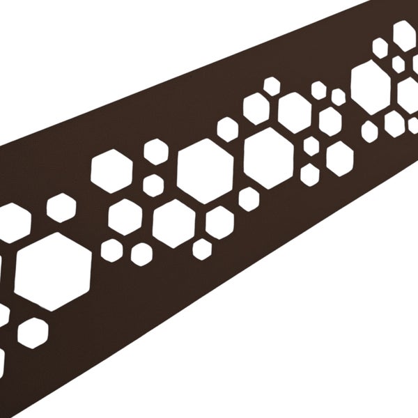 Dekorplatte mit hexagonalem Muster